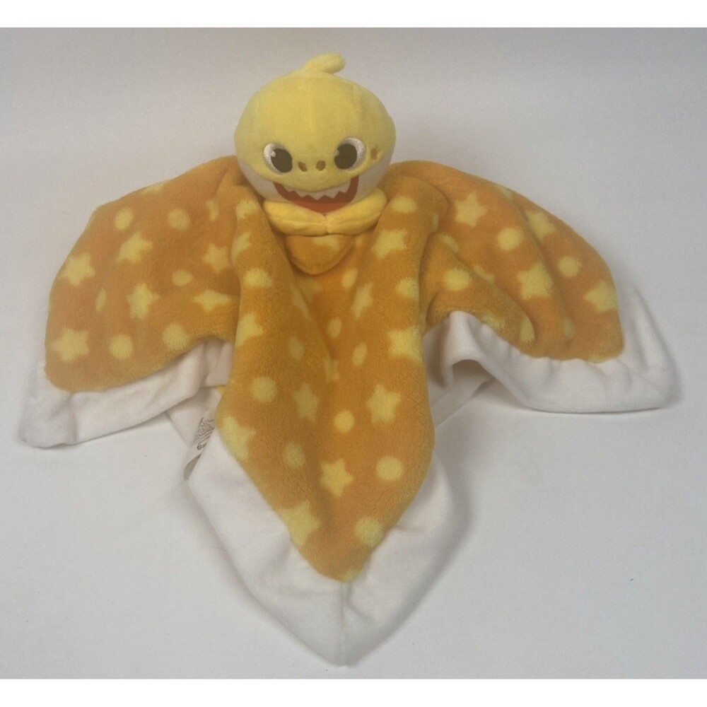 Baby Shark Official Nickelodeon Plush Lovey Yellow WowWee Pinkfong Blanket